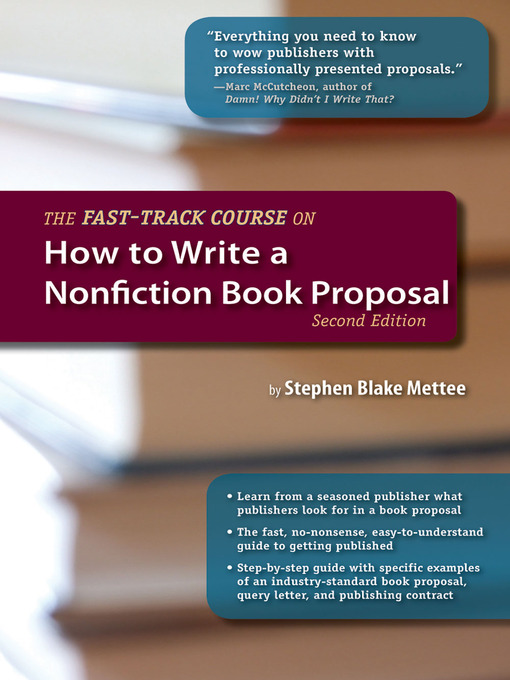 Imagen de portada para The Fast-Track Course on How to Write a Nonfiction Book Proposal